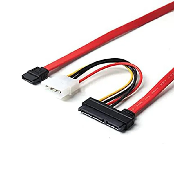 SATA Cable |  Extension SATA 7+15 Pin to 4 Pin IDE + 7 Pin SATA Data Power Cable