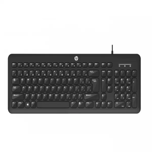 HP Wired Keyboard | Dual Color Chicklet Keys | Noiseless Typing, 10 Million Keystrokes Long Life for PC, Laptop & USB-Supported Devices