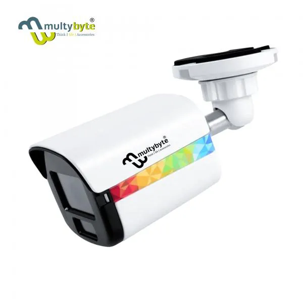 Multybyte Bullet Camera 5MP IP Camera (Outdoor) | Smart Bullet Camera,Motion Detection | Color View | 5MP Low Illumination CMOS Image Sensor