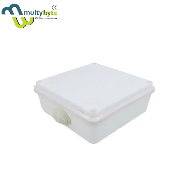 Multybyte Junction Box (5X5) | Waterproof | PVC DVR/Server/Network Cabinet Box | Rack for CCTV DVR/NVR